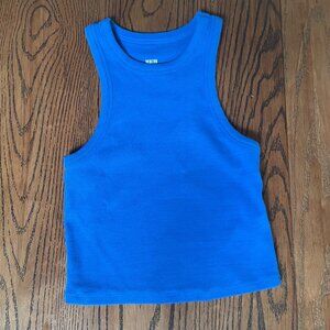 Maeve by Anthropologie Crop Cobalt blue tank - Size Small